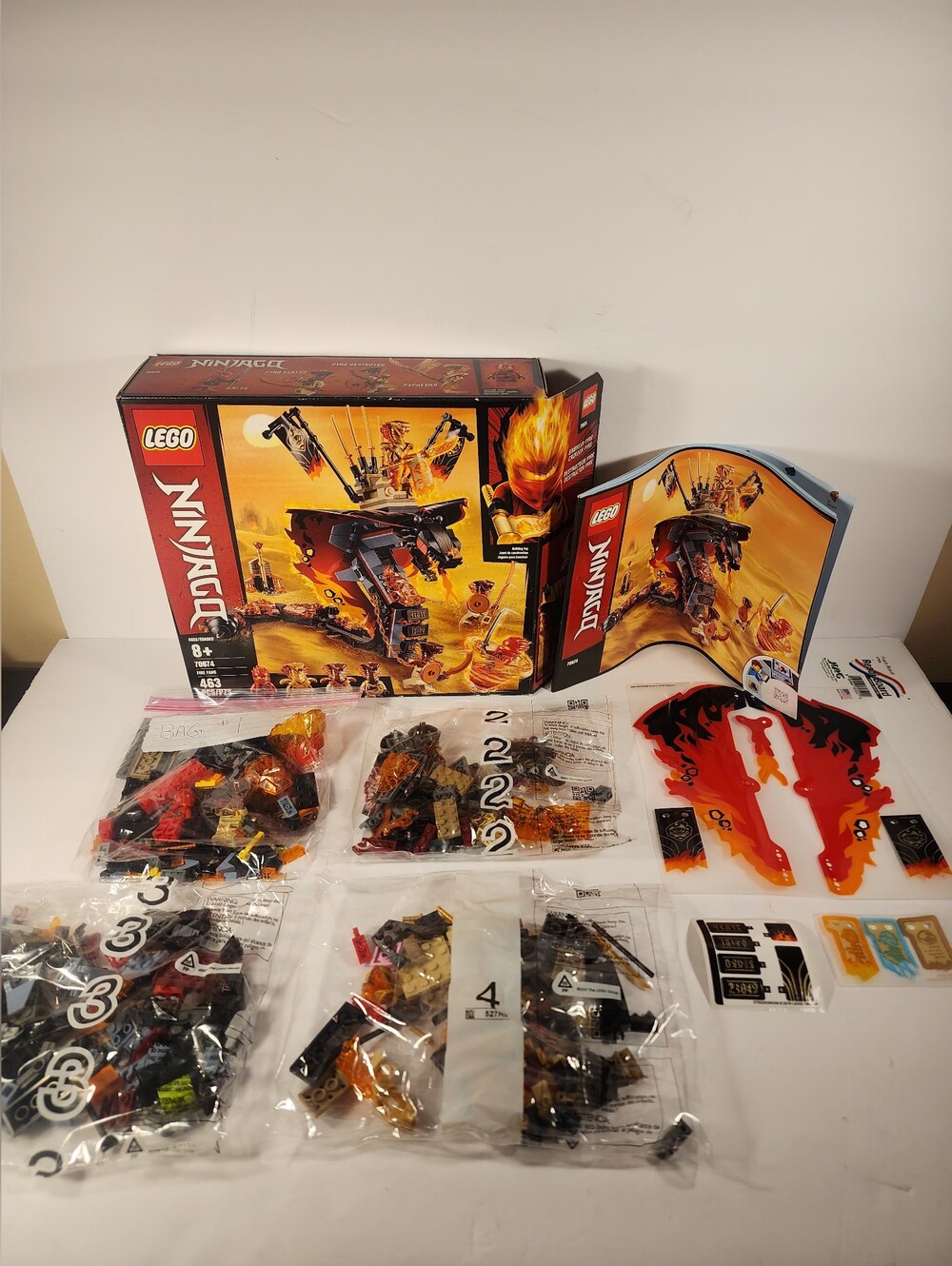 LEGO NINJAGO: Fire Fang (70674) 100% Complete w/ Box and Instructions